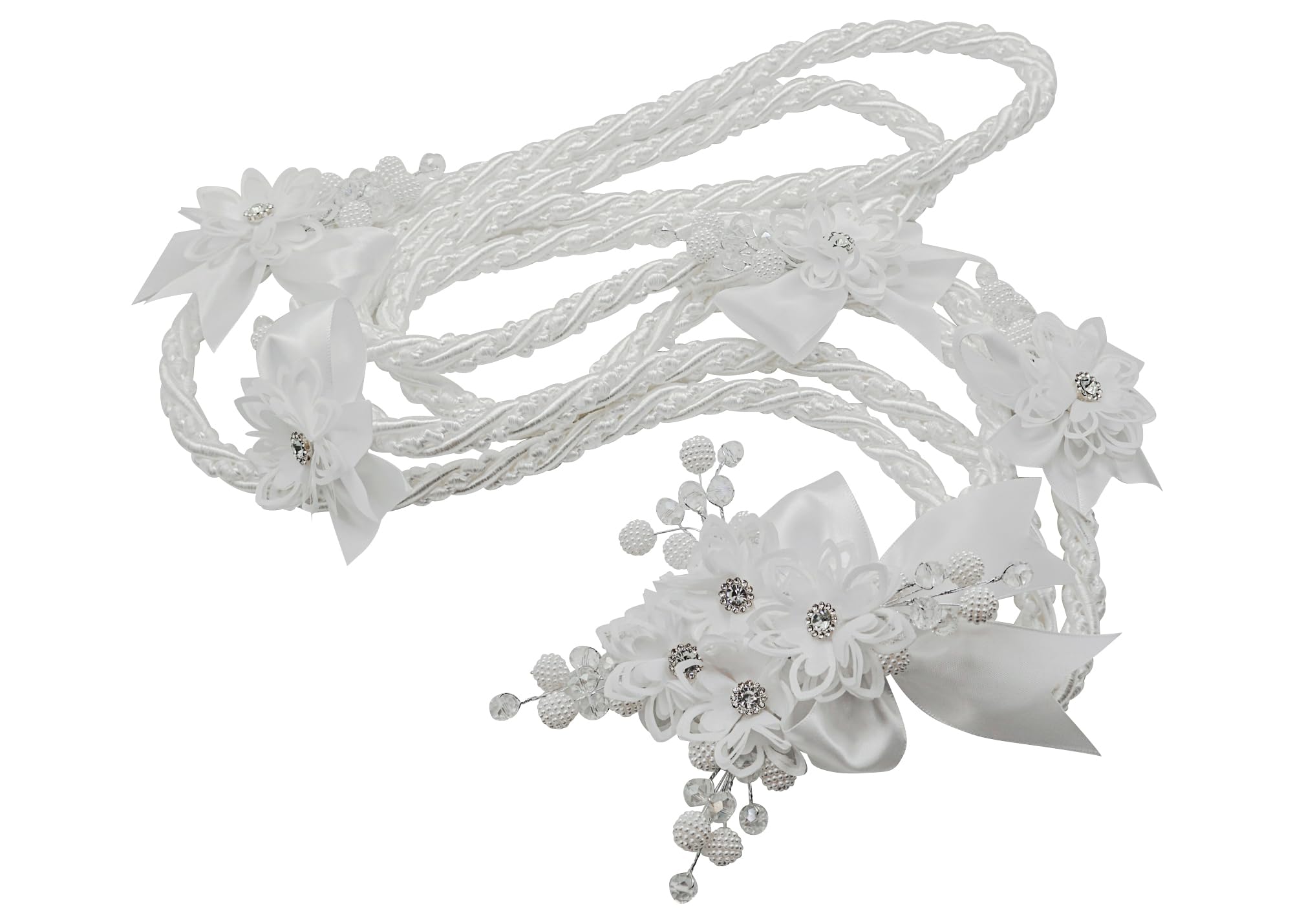 Lassos Boutique Ivory White Wedding Lasso Rope Traditional Lazo Cord (White)