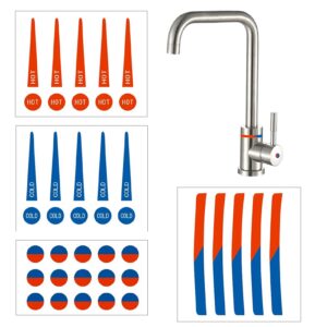 faucet stickers hot and cold stickers for faucet waterproof hot and cold indicator bathroom faucet stickers hot and cold signs for kitchen bathroom hotel school restaurant (40)