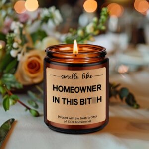 LEADO Scented Candle - Housewarming Gifts, Funny Gifts for New Homeowners - House Warming Gifts New Home, Housewarming Gifts for Women, New Homeowner Gifts - New Apartment, New Home Gifts Ideas