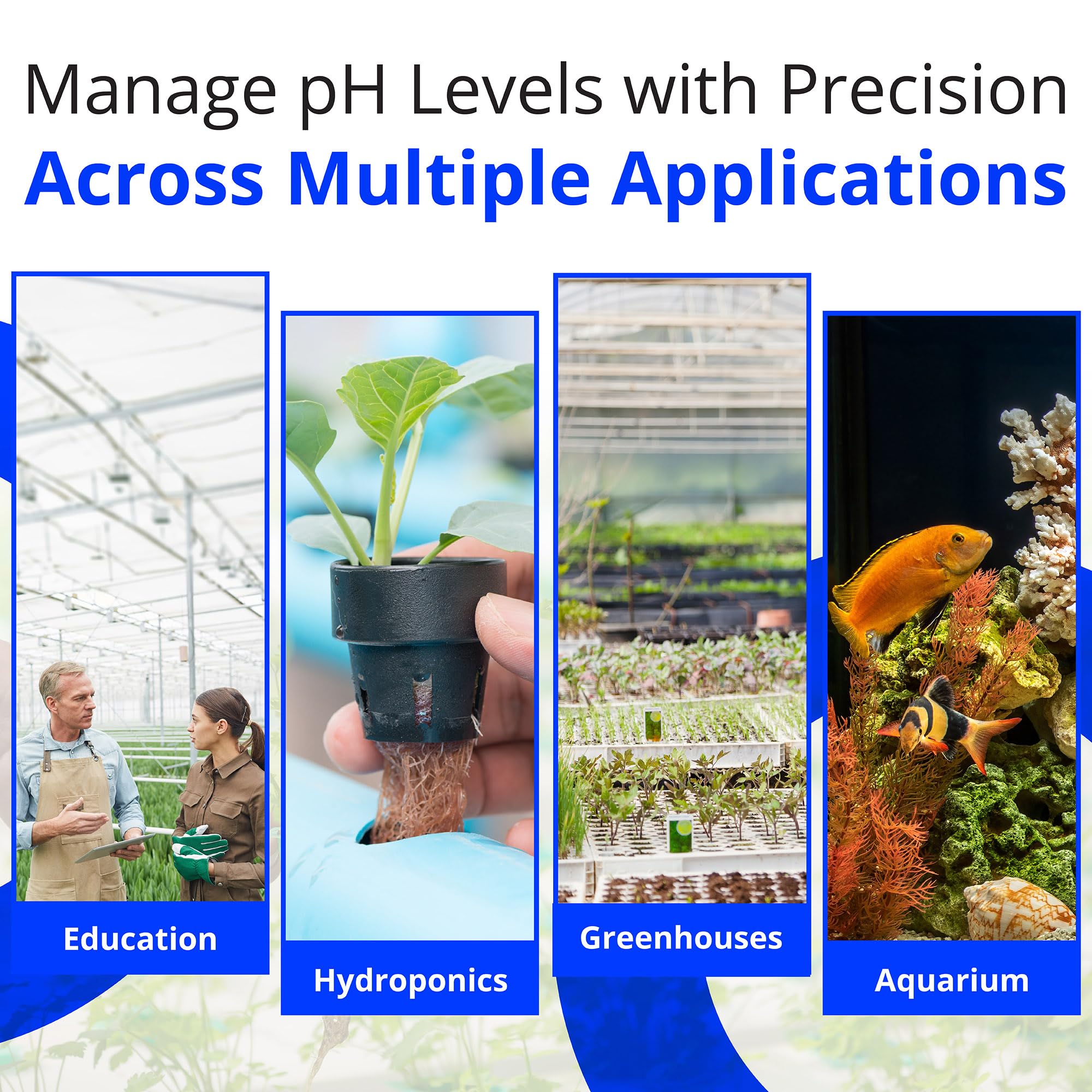 Bluelab pH Controller Wi-Fi 24/7 Reservoir Monitoring for pH with Automated Nutrient Dosing, Edenic Integration, Replaceable Probes Safety Features Optimal for Hydroponics & Indoor Plants