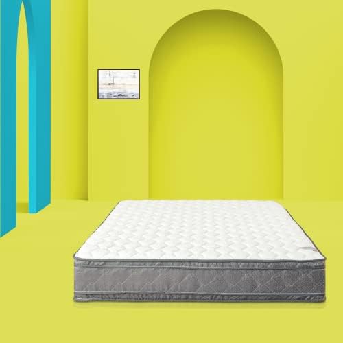 Nutan 11" Firm Foam Encased Foam Mattress with Double Sided Eurotop, Heavy-Duty Comfy Mattresses for Proper Relaxation, Promote Healthy Sleep and Prevent Body Aches, King