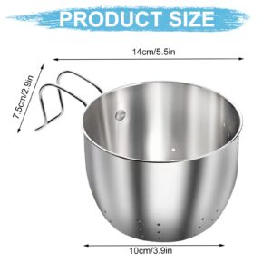 Stainless Steel Sink Food Catcher, Multifunctional Hanging Sink Strainer Colander Drain Basket for Filter Kitchen Waste and Wash Fruits or Vegetables