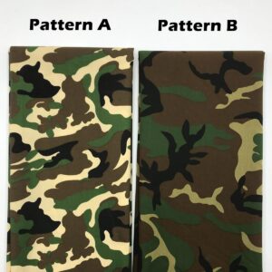 Camo Fabric Army Green Camouflage Printed Fabric Quilting Sewing DIY Clothing Apparel Crafts Décor Cut by The Yard (Green Pattern A, 2 Yards)