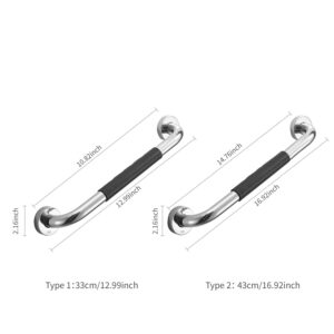 fangzi Bathroom Grab Bar Toilet Shower Bathtub Handi Support Balance Grab Bar Stainless Steel Rubber Safety Rail