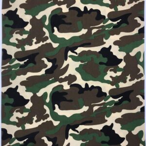 camo fabric army green camouflage printed fabric quilting sewing diy clothing apparel crafts décor cut by the yard (green pattern a, 2 yards)