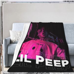 lils music peeps blanket super soft flannel throw air conditioner lightweight throw blanket for couch kids boys adults 80"x60"