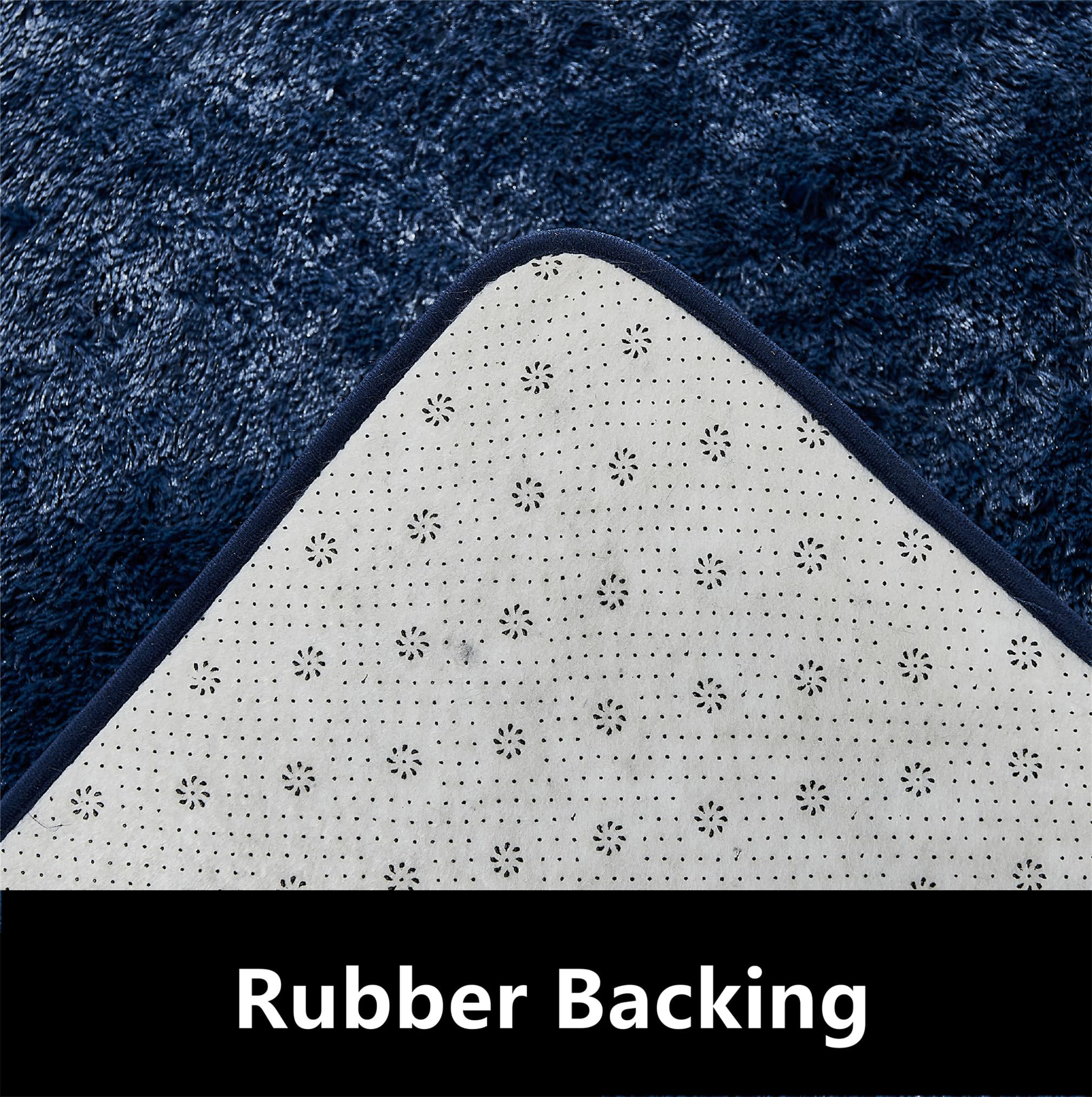 YQQRIGRO Rugs for Living Room, Navy Blue Rugs for Bedroom, Large Fluffy Area Rugs 5x7 Clearance for Playroom Soft Modern Shag Rugs Cute Carpets, Indoor Throw Rugs for Nursery, Dorm and Girls