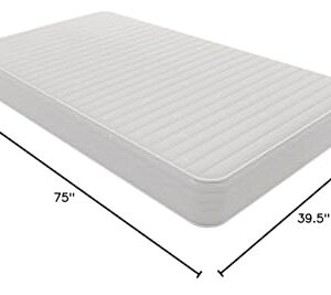 Signature Sleep Contour Plus 10-Inch Reversible Pocket Spring Mattress, Twin