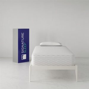 Signature Sleep Contour Plus 10-Inch Reversible Pocket Spring Mattress, Twin