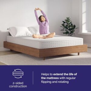 Signature Sleep Contour Plus 10-Inch Reversible Pocket Spring Mattress, Twin