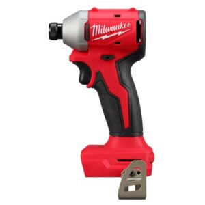 Milwaukee 3610-22CT M18 18V Li-ion Brushless Cordless Compact Hammer Drill/Impact Combo Kit (2-Tool) (New Gen), Red