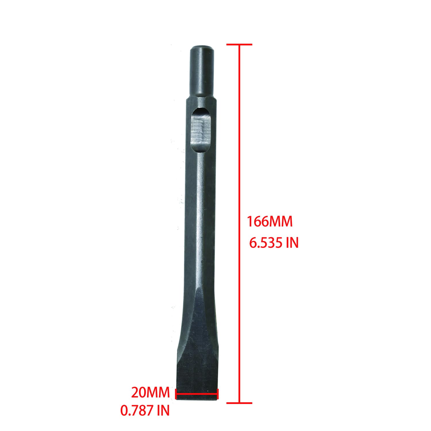 Pneumatic Chipping Hammer Air Flux Chipper (6,500 SPM) Scaling Hammer Chisel Fast Remove Weld Splatter, Slag, Metal Rust