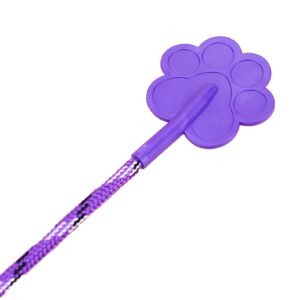 worparsen dog training stick effective stop barking deter bad behavior trainer flexible pet pat toy reinforces positive behaviour train clicker aid tool suitable for dogs puppies cats pets purple