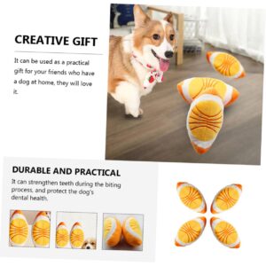 DOITOOL 4pcs Dog Chew Toy Dog Teething Chew Toys Dog Dental Toys Chewer Teething Toy Puppy Chewing Stick Dog Squeaky Toys Bird Toy Stuffed Sloth Plush Toy Dog Plush Toy Chewing Gum Filling