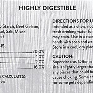 AccessiPets Dog Chews Bundles for Large Dogs, 7 Inch Rawhide Free Alternative Retriever Rolls Bundle with 1 Dog Waste Roll, Long-Lasting Dental Treats (Chicken, 5 Count)