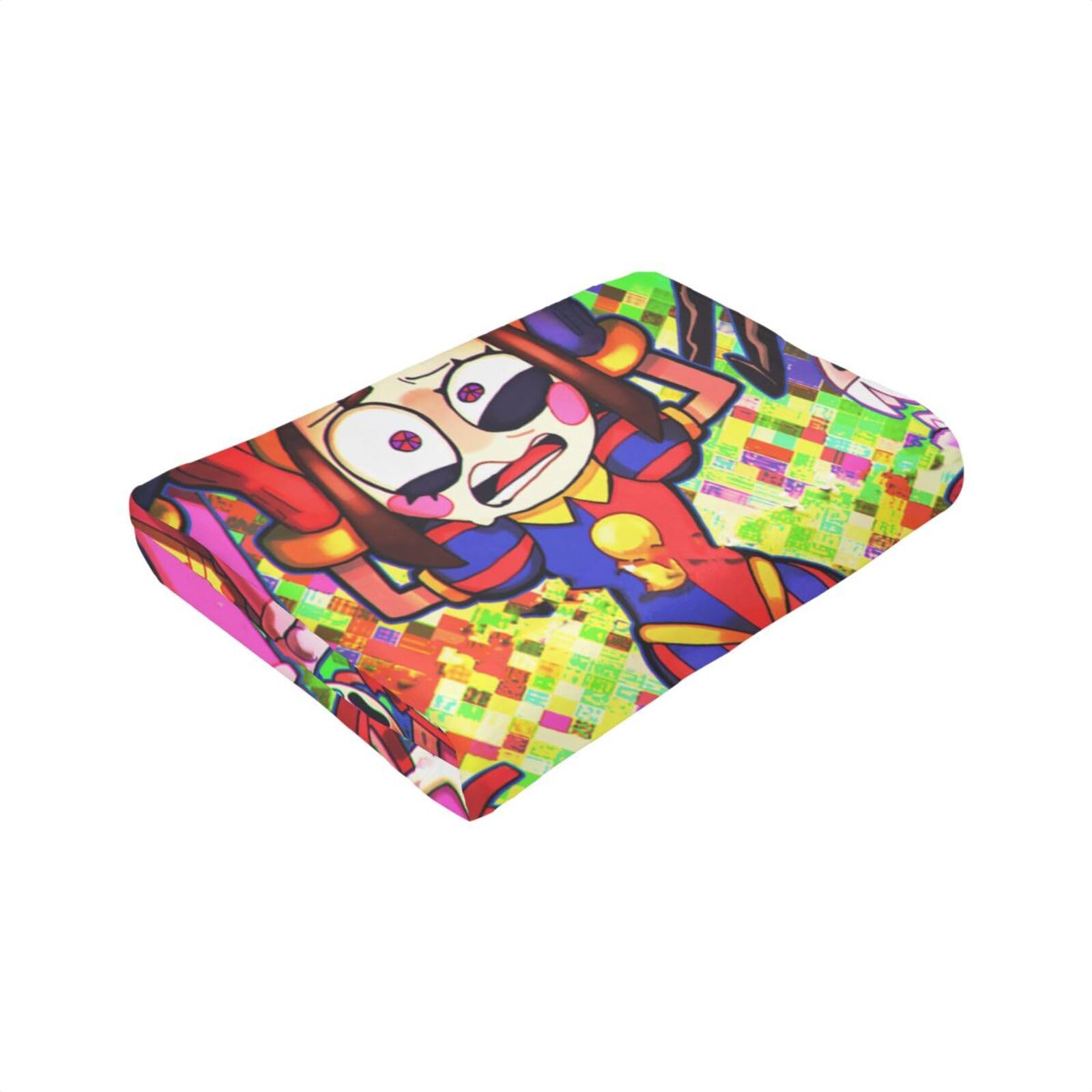 Anime Cartoon Amazing Digital Circus Blanket Bedding Super Soft Flannel Throw Blankets Birthday Gifts for Kids Teens Adults 50"X40"