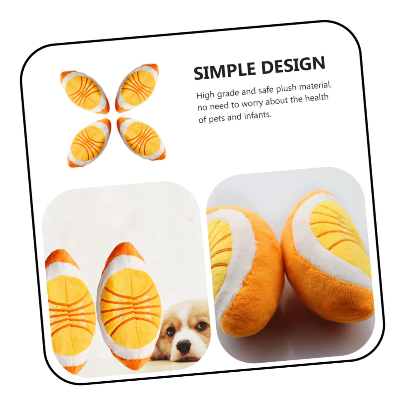 DOITOOL 4pcs Dog Chew Toy Dog Teething Chew Toys Dog Dental Toys Chewer Teething Toy Puppy Chewing Stick Dog Squeaky Toys Bird Toy Stuffed Sloth Plush Toy Dog Plush Toy Chewing Gum Filling