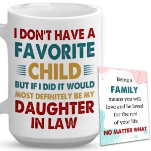 vunvut86 father mother in law gifts - christmas gift for daughter in law from mother father in law - favorite child daughter in law mug - daughter in law coffee mug - mother-in-law, father-in-law mug