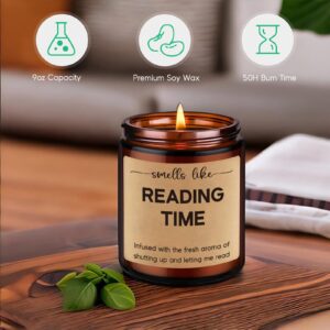 GSPY Book Lover Candle, Book Lovers Gifts, Gifts for Readers - Bookish Gifts, Reading Gifts, Book Themed Gifts - Funny Christmas, Birthday Gifts for Book Lovers Women, Bookworm, Librarian, Men