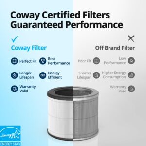 Coway Airmega 100 Air Purifier Replacement Filter Set, True HEPA and Deodorization Filter