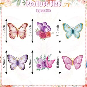 Yingoto 164pcs Butterfly Birthday Decorations Tableware Set, Butterfly Baby Shower Decorations, Butterfly Birthday Party Supplies Tableware for Girl Baby Shower Birthday Decorations