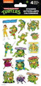 nickelodeon - teenage mutant ninja turtles - classic - standard stickers - 4 sheet standard stickers - 4 sheet