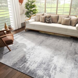 AMOAMI Area Rugs 5x7 Distressed Modern Abstract Washable Rug Soft Fluffy Indoor Carpet Non Slip Area Rug for Living Room Bedroom Dining Room Playroom Office