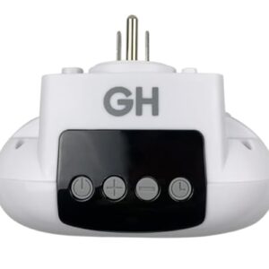 Digital Ceramic 750-Watt Wall Outlet Plug-in Space Heater by Good Housekeeping (White)