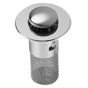 feltechelectr bathroom sink plug push type bounce core drain filter for bath basin stopper upgraded sink strainer for bathroom and shower drain easy to install