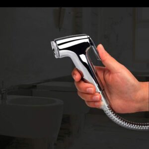 Stainless Steel Bidet Sprayer for Toilet, Handheld Cloth Diaper Sprayer, Bathroom Jet Sprayer Kit Spray Attachment with Explosion-Proof Hose, Great Water Pressure for Bathing Pets, Feminine Hygiene