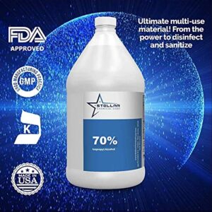 Stellar Chemical Isopropyl Alcohol (IPA) 70% Purity | | Made in USA | 1 Gallon