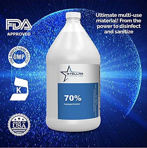 Stellar Chemical Isopropyl Alcohol (IPA) 70% Purity | | Made in USA | 1 Gallon