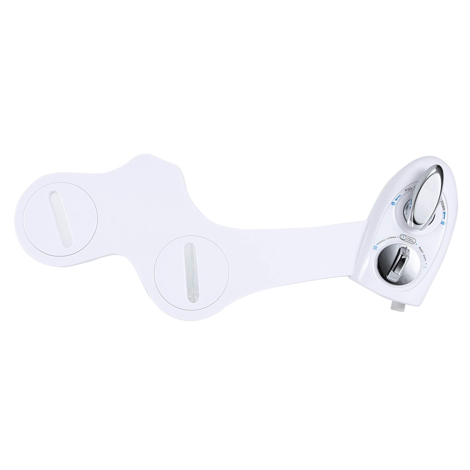 Bidet Toilet Seat, AdjustableWater Spray Attachment for Rear and Feminine Cleaning, Nonelectric Mechanical