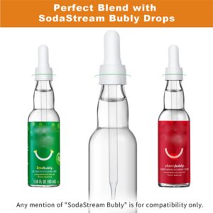 SIUDANGKA 8 Pack Glass Dropper Compatible with Sodastream Flavors Bubly Drops for Soda Stream Accessories