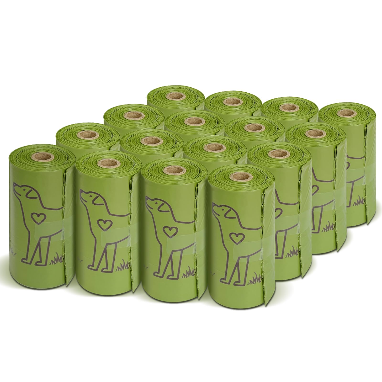 240 Count 13” x 9”Dog Waste Bags Rolls, Leakproof Strong & Sturdy Bags for Dogs, Doggie Bags Cats Litter Bags,Trash Bags for Doggy Pets