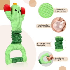 IOKHEIRA Dog Toys for Aggressive Chewers-Dog Toys for Large Dogs, Tough Durable Indestructible Dog Toys, Big Dog Chew Toys and Large Breeds (Large, Cactus)