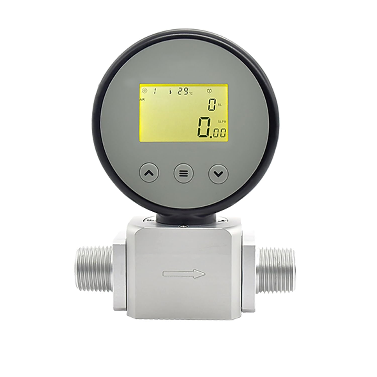 AMS2106 Digital Display Gas Mass Flow Meter Special for Carbon Dioxide CO2 (0～500mL/min)