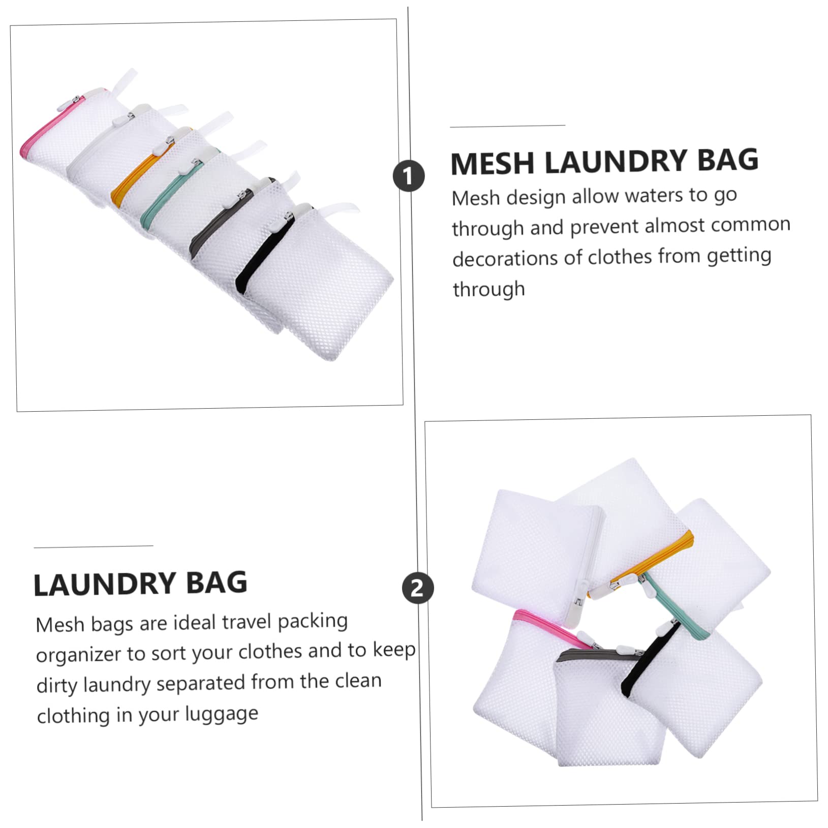 JOINPAYA 6pcs Laundry Bag Mesh Wash Bag Mini Washing Machine Underwear Washing Bag Wash Bags Protecting Wash Bag Foldable Wash Bag Laundry Pouch Travel Sandwich Mesh Laundry Mesh Bag Bra