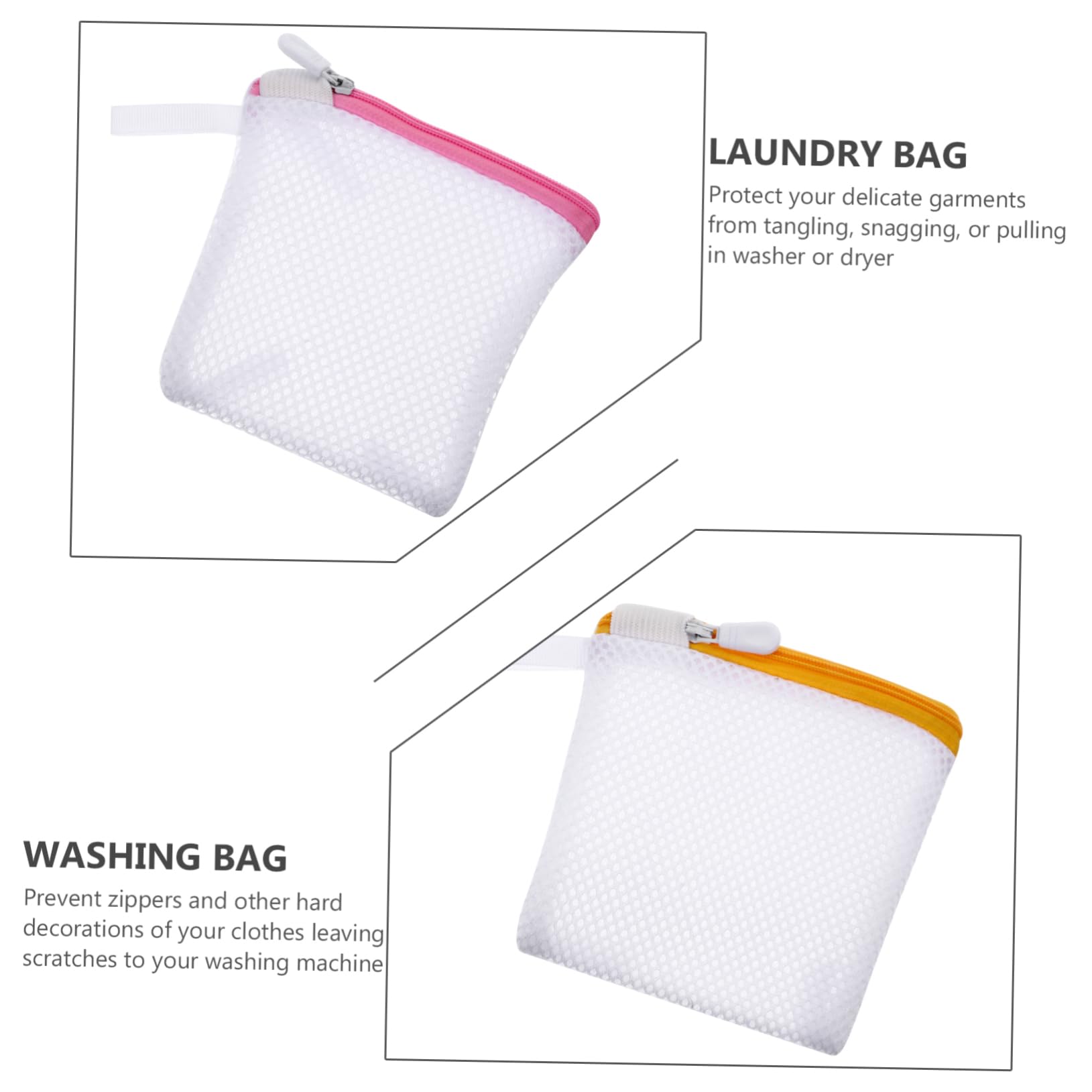 JOINPAYA 6pcs Laundry Bag Mesh Wash Bag Mini Washing Machine Underwear Washing Bag Wash Bags Protecting Wash Bag Foldable Wash Bag Laundry Pouch Travel Sandwich Mesh Laundry Mesh Bag Bra