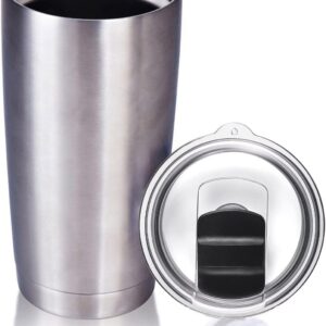 20oz Tumbler Lid, 2 Pack Tumbler Replacement Lids for YETI 20oz Tumbler, 10/24 oz Coffee Mug and 10oz Lowball, Top Replacement Magnetic Slider Lid, Spill Proof Cup Lids Covers with Slider Switch