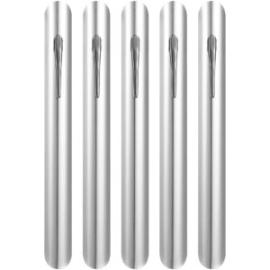 unomor 5pcs restaurant crumb sweepers, stainless steel crumb scraper table crumb sweepers bread crumber cleaner kitchen crumber tool for waiters waitresses and servers