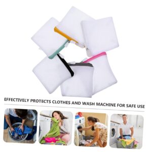 BUGUUYO 6pcs Laundry Bag Mini Washing Machine Bra Underwear Washing Bag Wash Bag Delicates Bag for Washing Machine Laundry Pouch Travel Special Bag Sandwich Mesh Multifunction