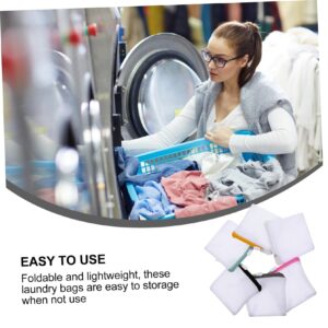 BUGUUYO 6pcs Laundry Bag Mini Washing Machine Bra Underwear Washing Bag Wash Bag Delicates Bag for Washing Machine Laundry Pouch Travel Special Bag Sandwich Mesh Multifunction