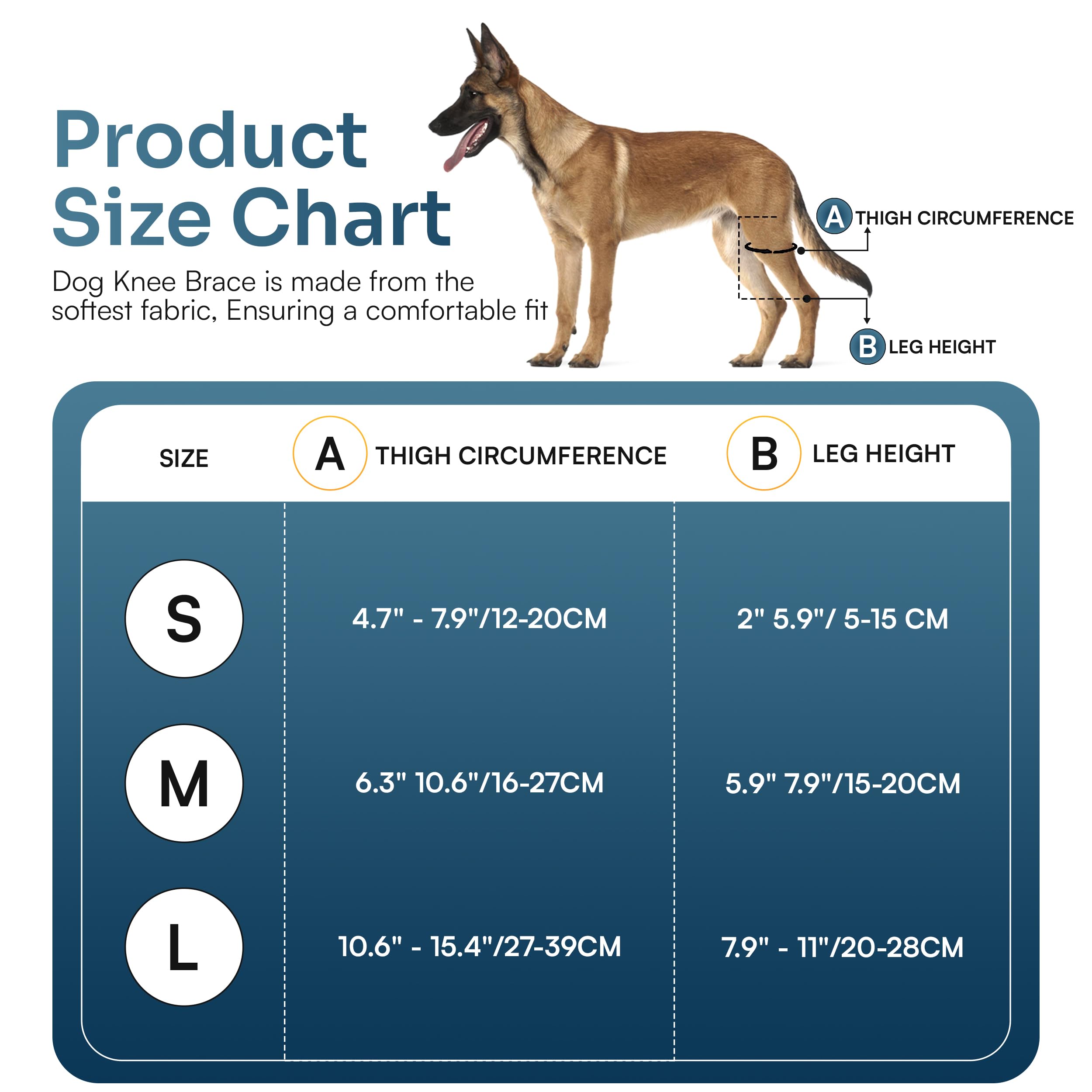 Dog Brace for Acl Tear Back Leg - Hip Dysplasia Brace for Dogs - Dog Hip Brace - Acl Brace for Dogs - Knee Brace for Dogs with Torn Acl - Dog Acl Knee Brace - Dog Acl Brace Hind Leg - Dog Acl Brace -S