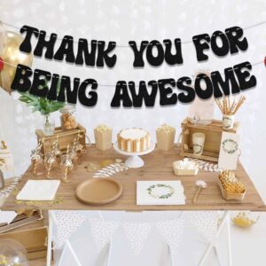 Thank You for Being Awesome Banner We Appreciate You Banner Teacher Employee Appreciation Decorations Job Change Going Away Party Decor Supplies