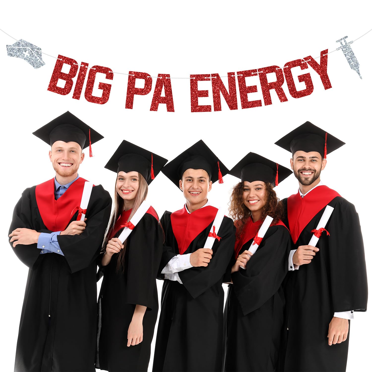 Big PA Energy Banner, Congrats PA, Future PA, Class of 2024 Nursing School Graduation Party Decorations Supplies