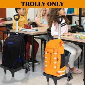 Backpack Trolley with Edge Guard 6-Wheels Rolling Dolly Cart for Backpack,Luggage,Travel Hand Truck