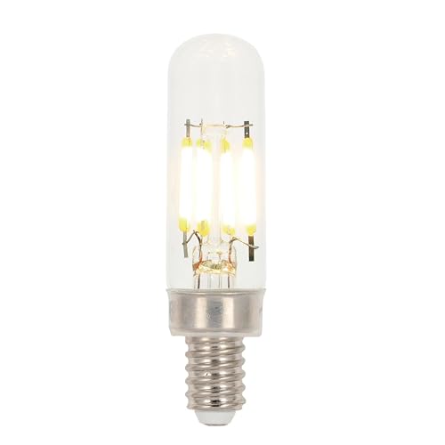 Westinghouse 5158100 2.5 Watt (25 Watt Equivalent) T6 Dimmable Clear Filament LED Light Bulb, Candelabra Base