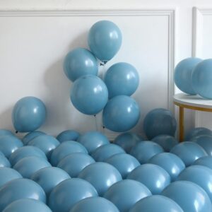 Balloon Garland Kit Under the Sea - White Macaron Green Deep Blue Balloon for Sea Theme Birthday Party Baby Shower Decorations (Blue)