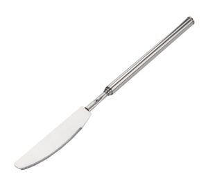 tstqh 63 cm long stainless steel telescopic knife telescopic dinner fruit dessert knife dinner knife 9 inches ~ 25 inches